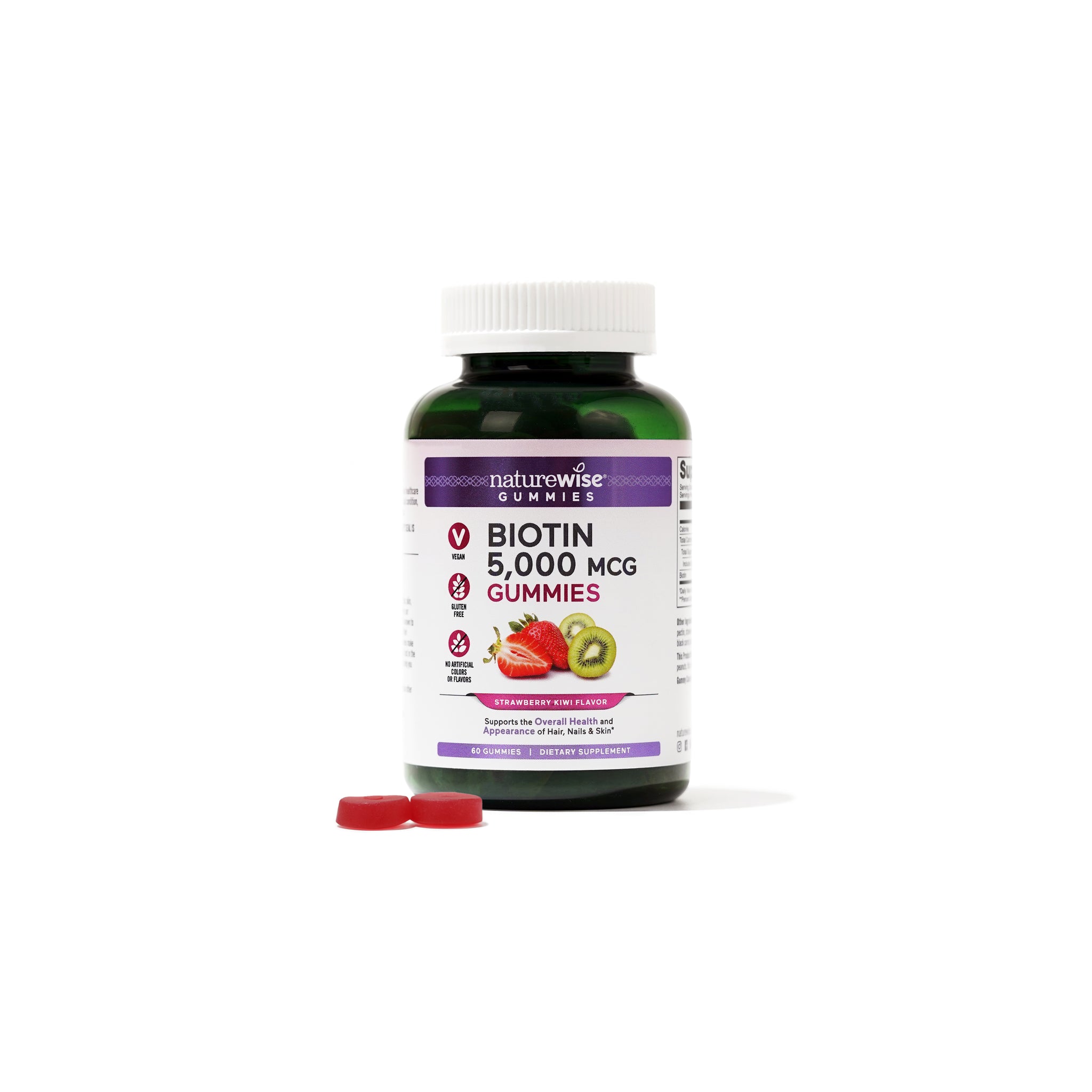 Biotin Gummies - 5000 mcg | NATUREWISE