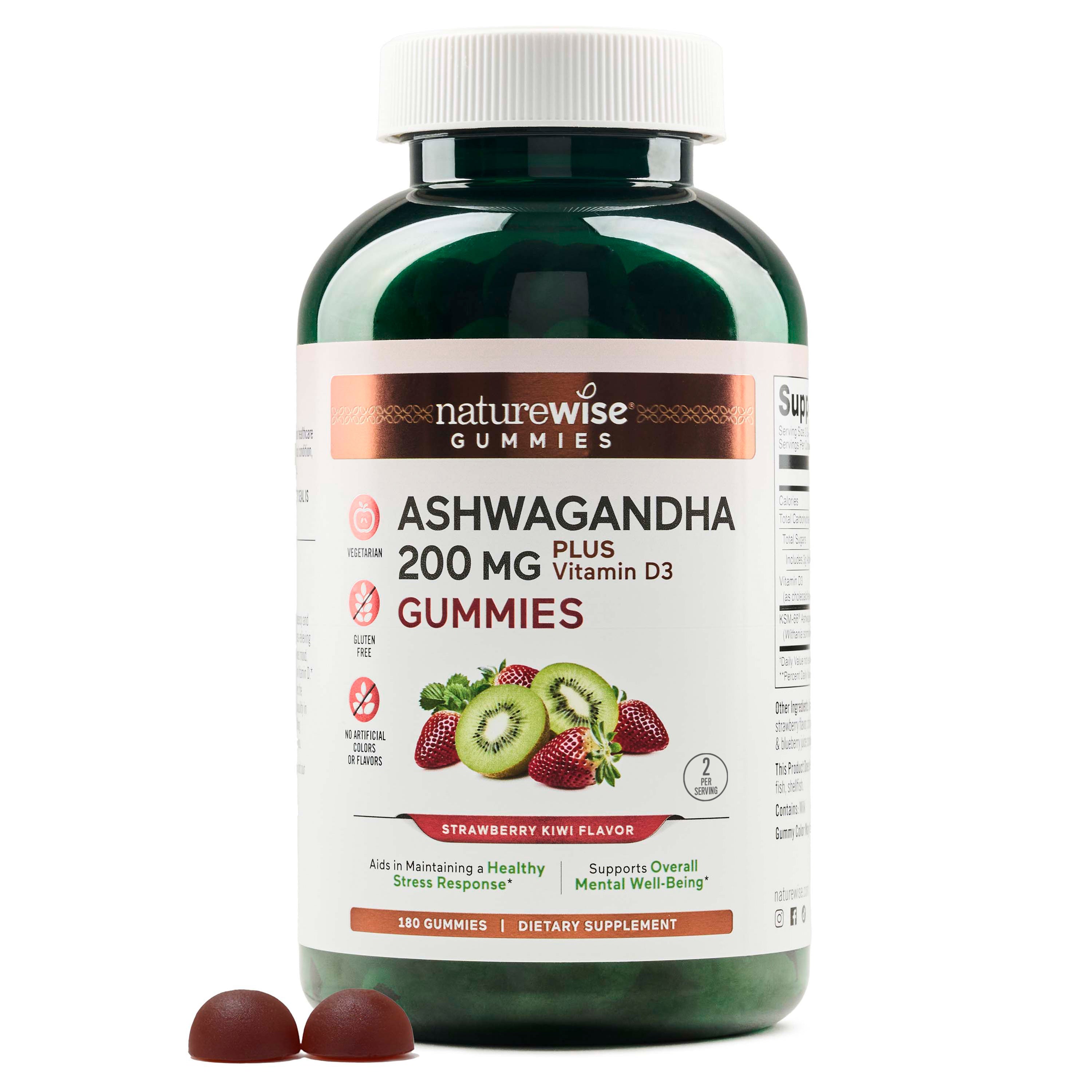 NatureWise Ashwagandha Gummies 180 Count