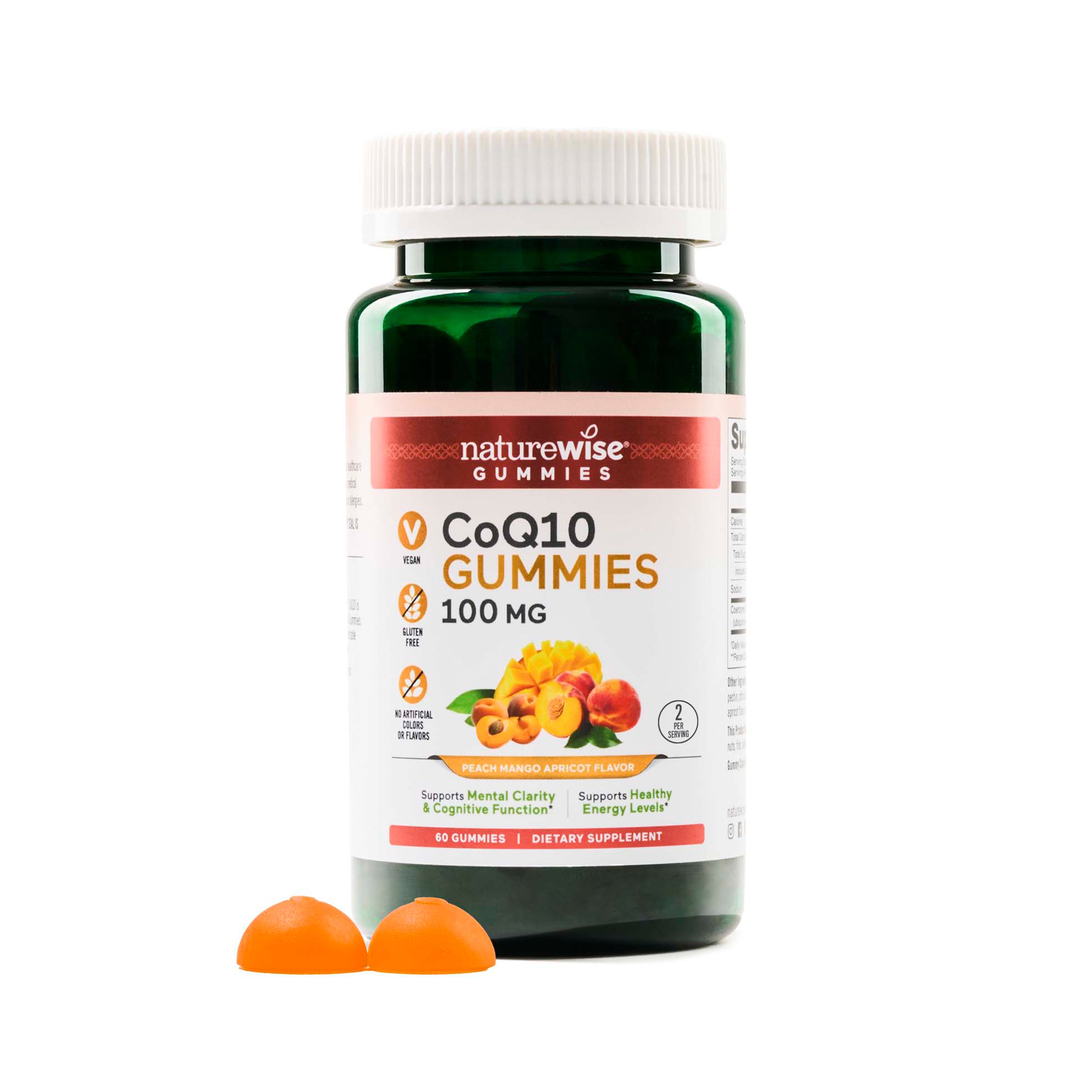 NatureWise CoQ10 Gummies 100 mg 60 gummies