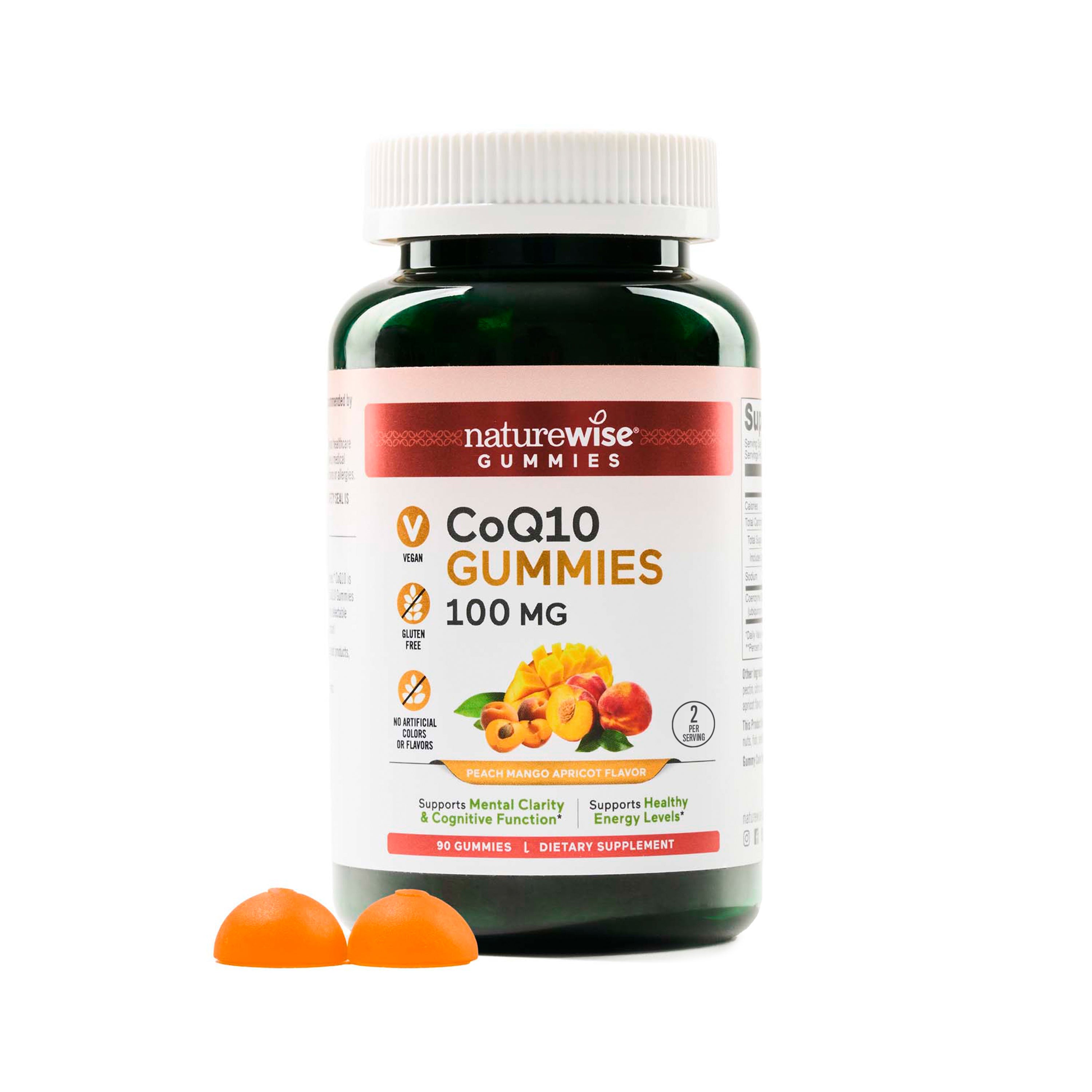 NatureWise CoQ10 Gummies 100 mg 90 gummies