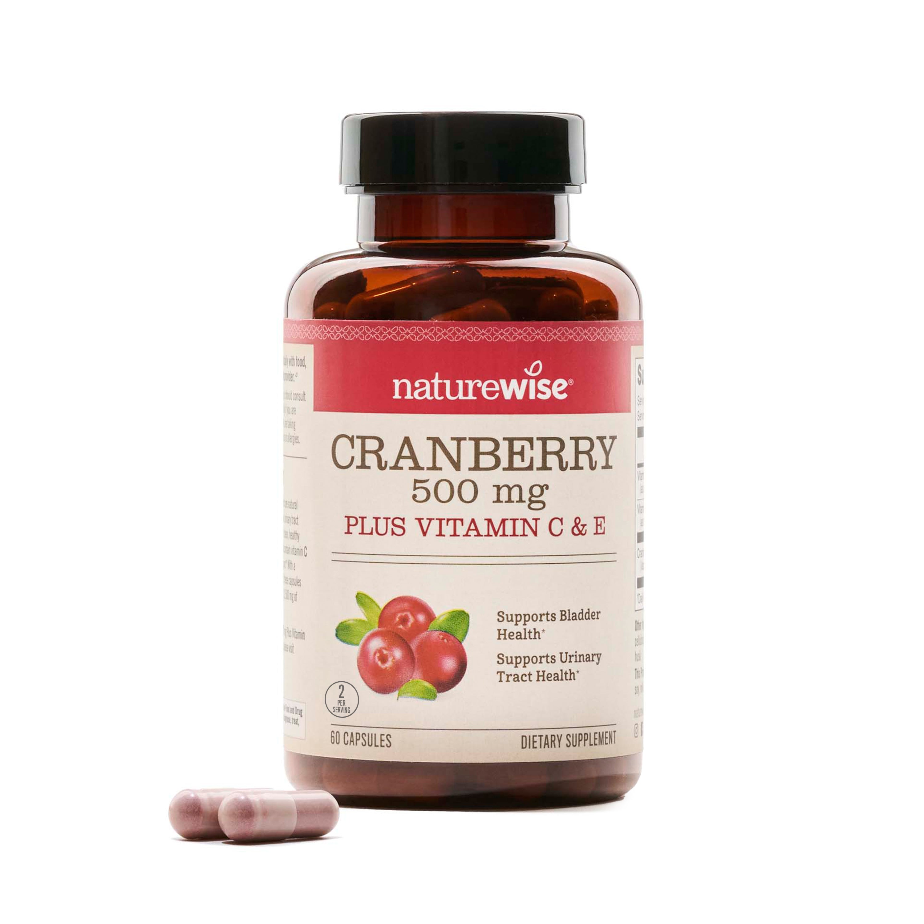 NatureWise Cranberry Pills 500 mg 60 pills