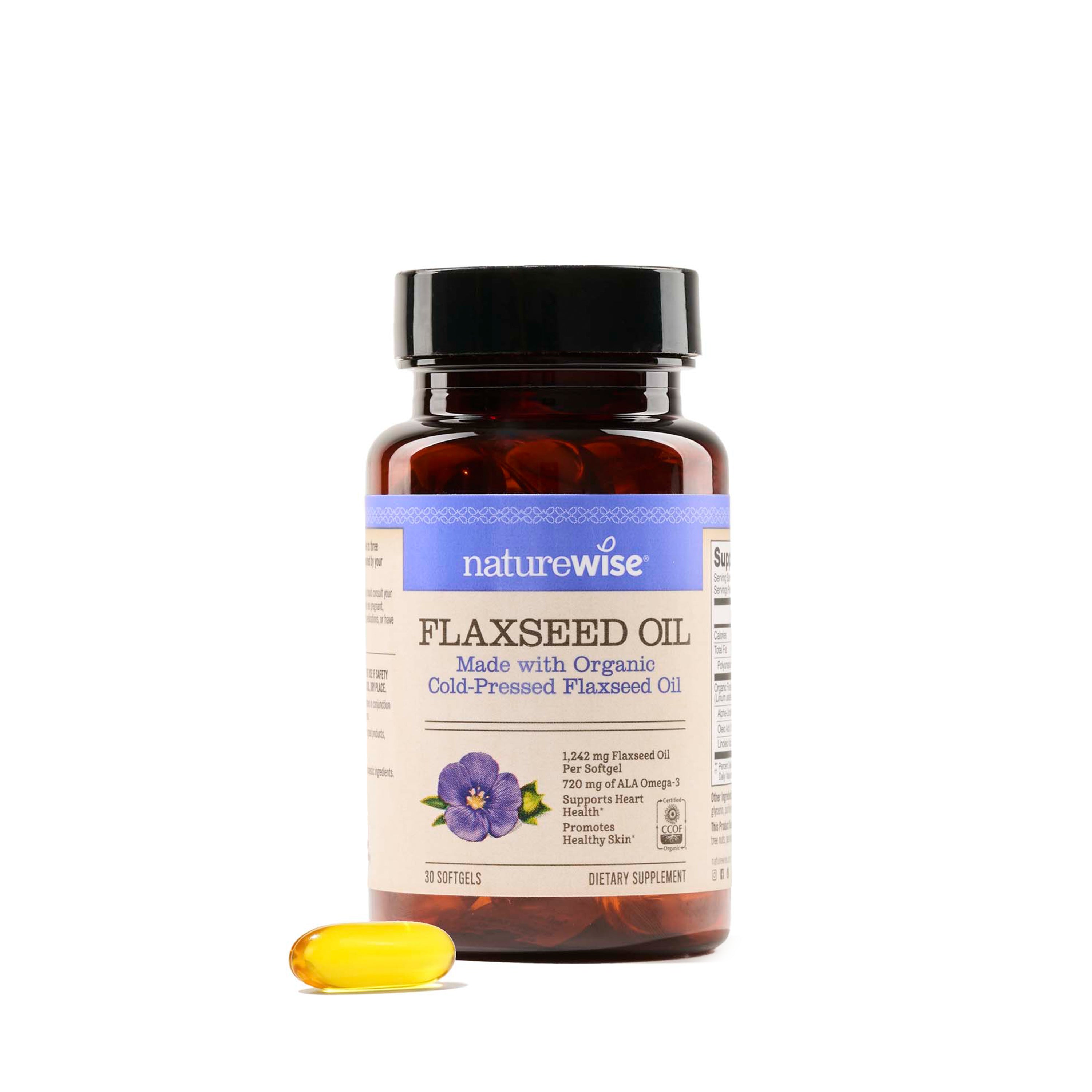 NatureWise Flaxseed Oil 30 softgels