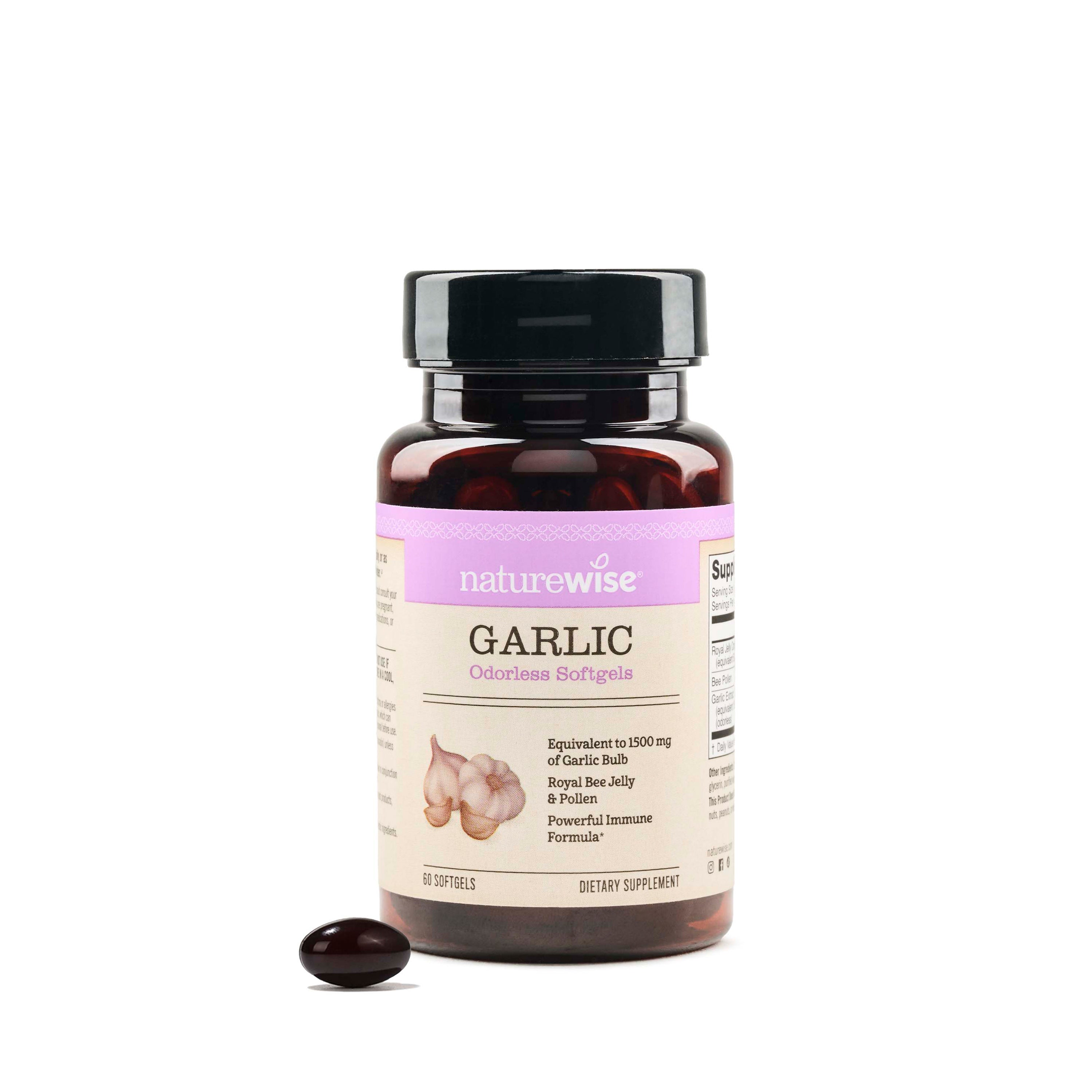 NatureWise Garlic Pills 60 garlic pills