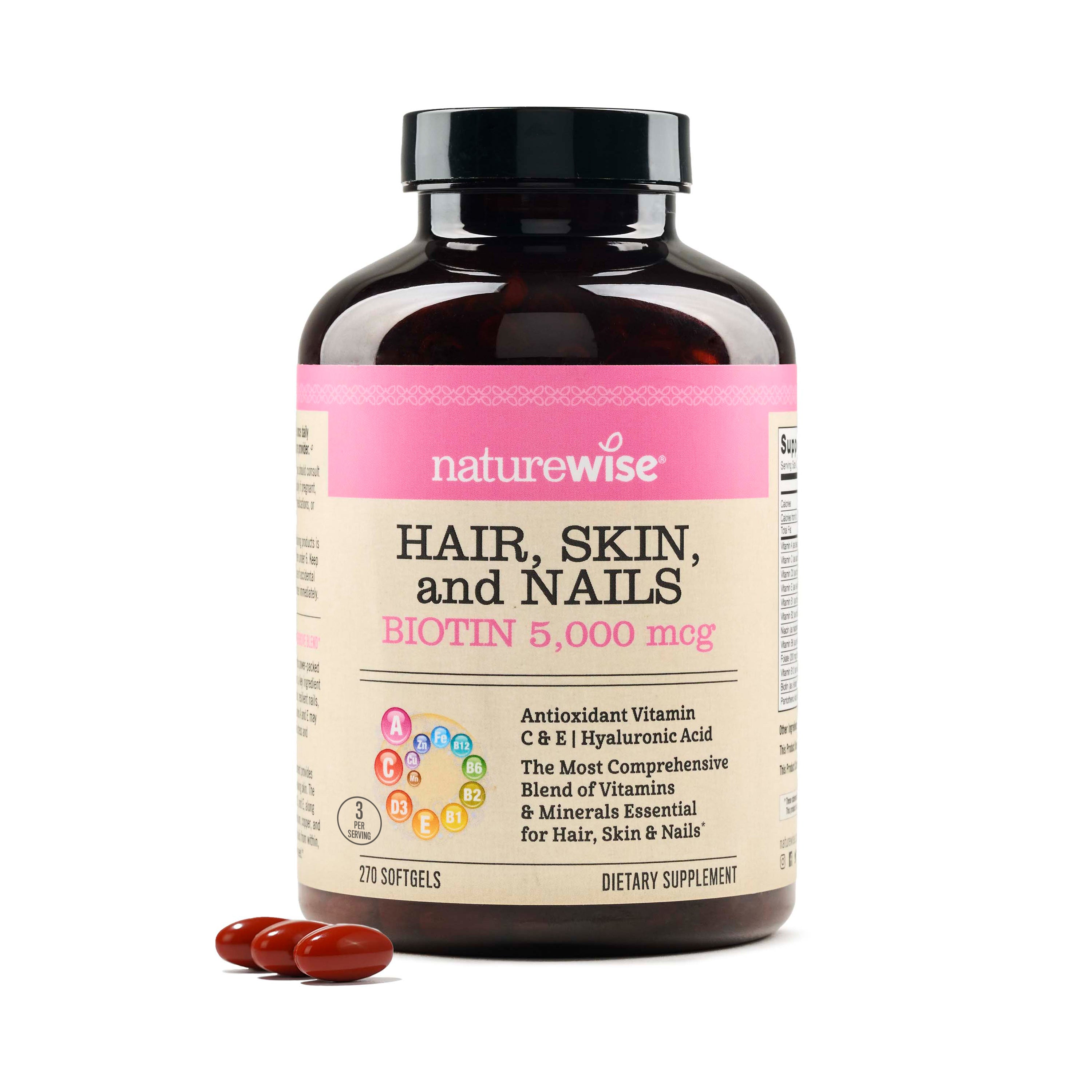 Hair, Skin & Nails Softgels 270 softgels