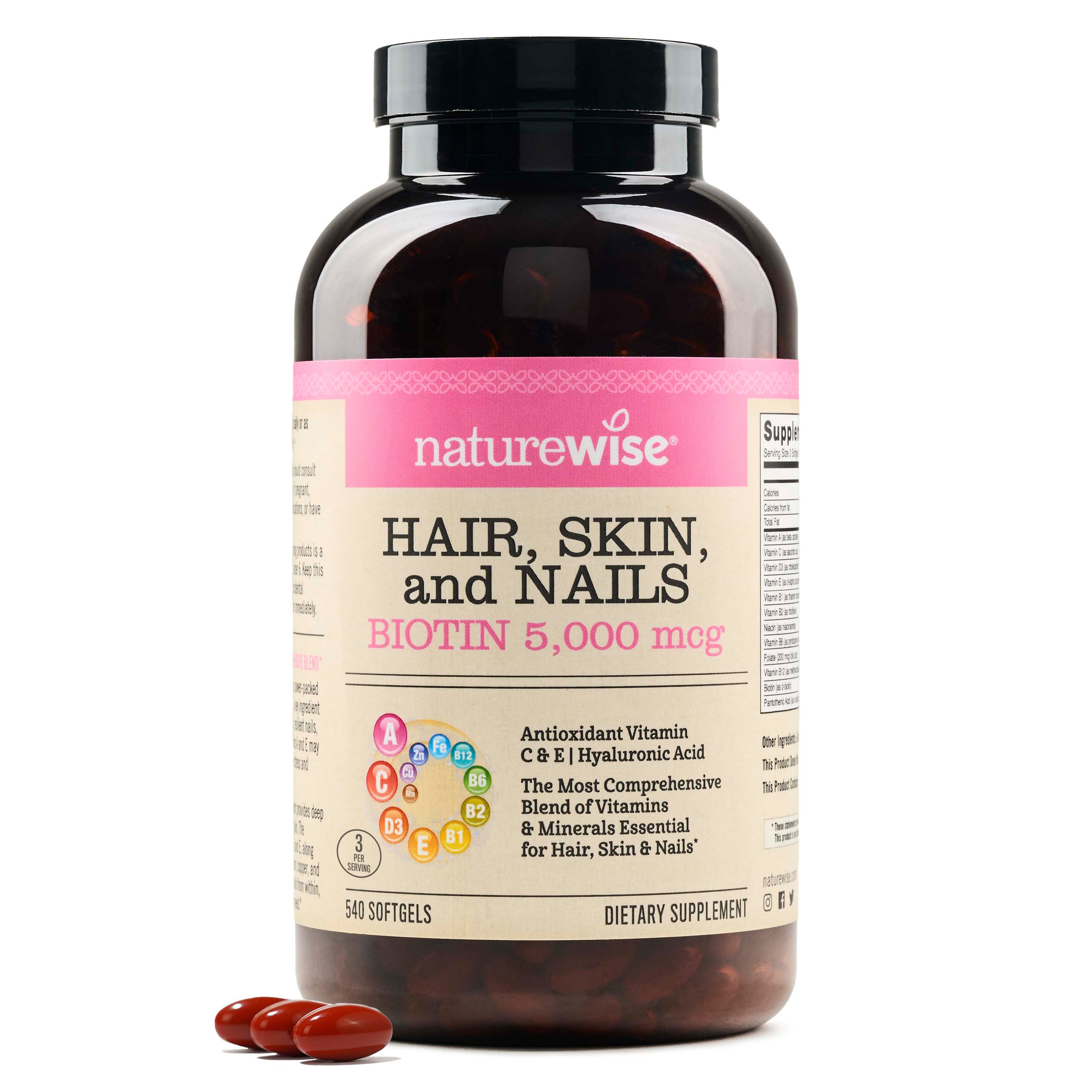 Hair, Skin & Nails Softgels 540 softgels