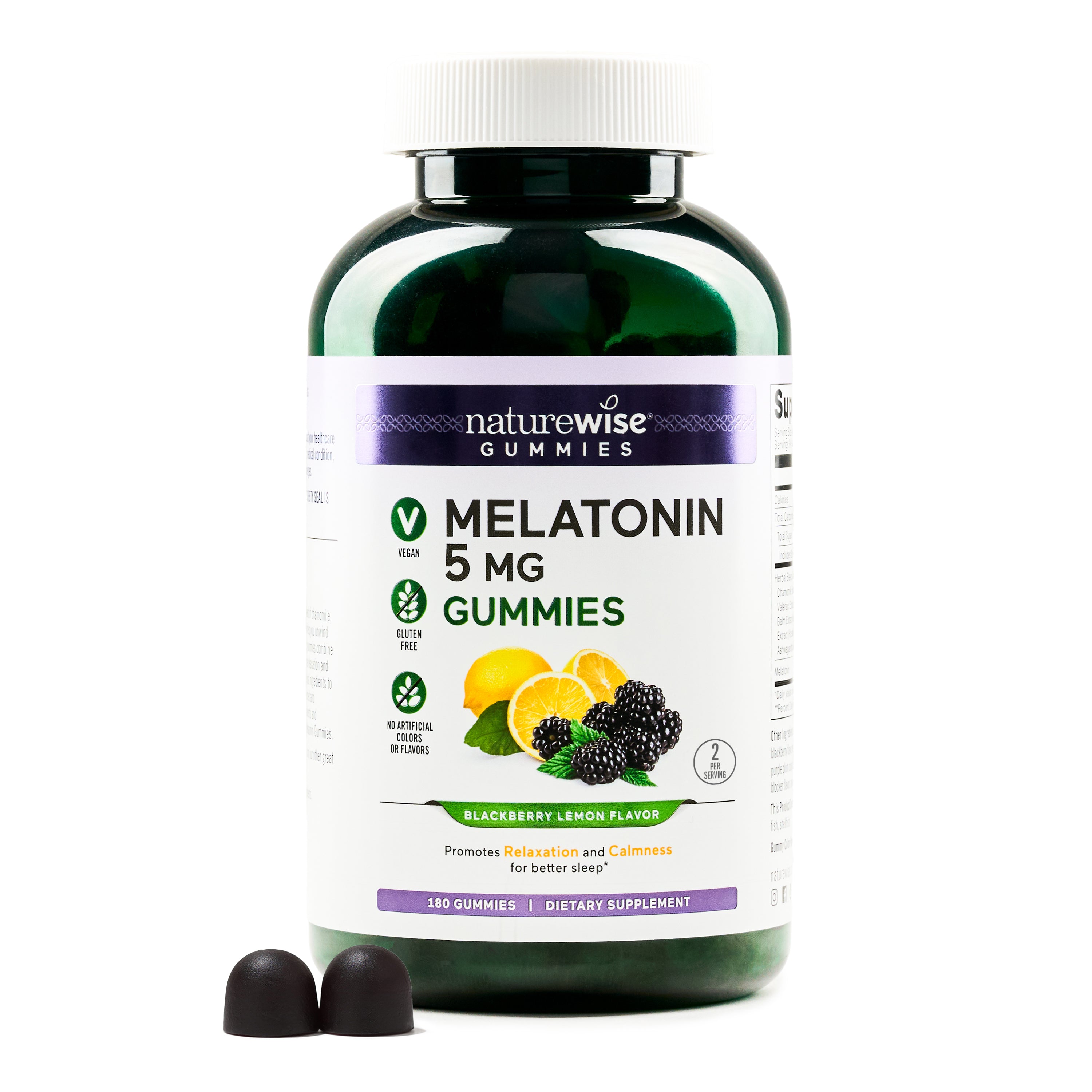 NatureWise Melatonin Gummies 5 mg 180 gummies