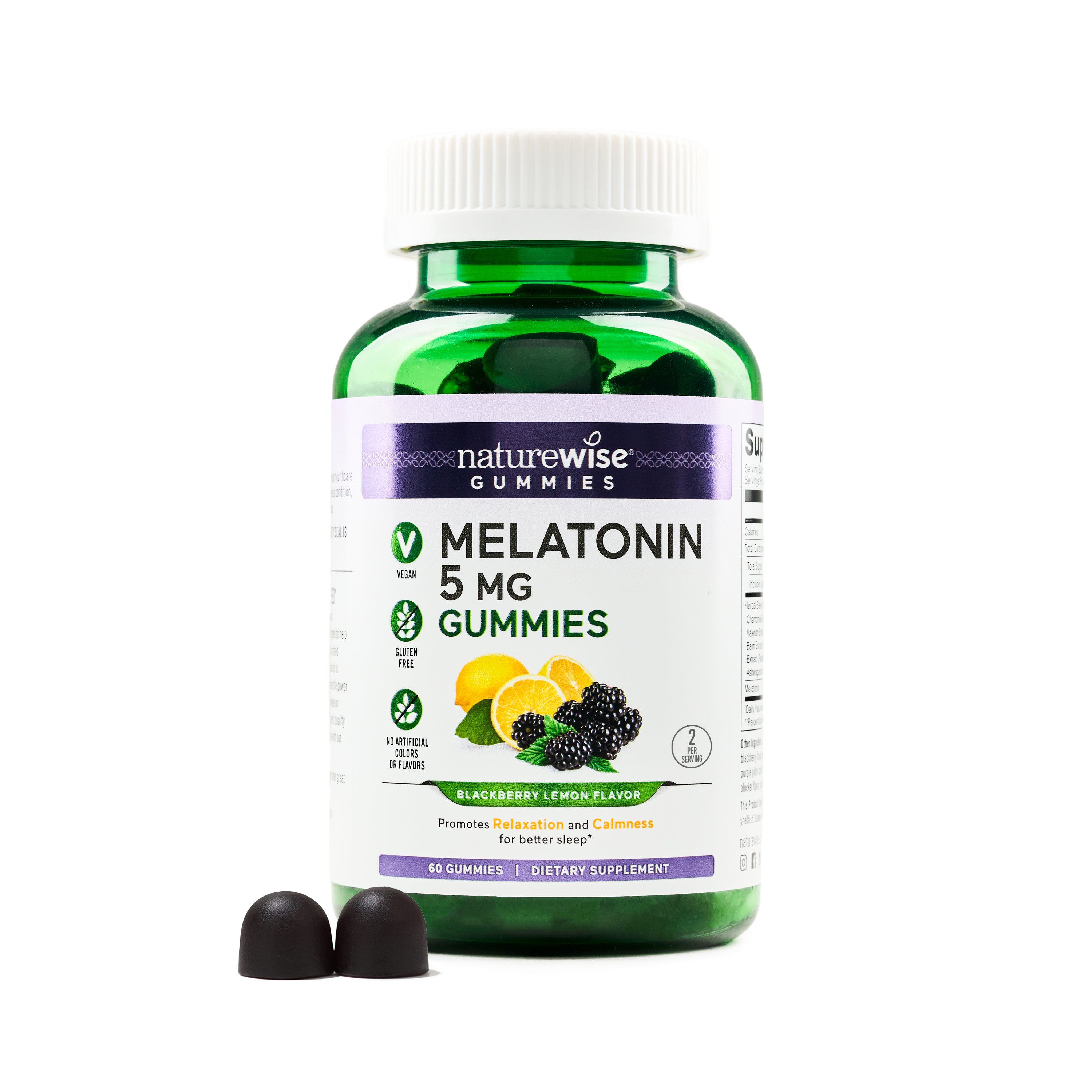 NatureWise Melatonin Gummies 5 mg 60 gummies