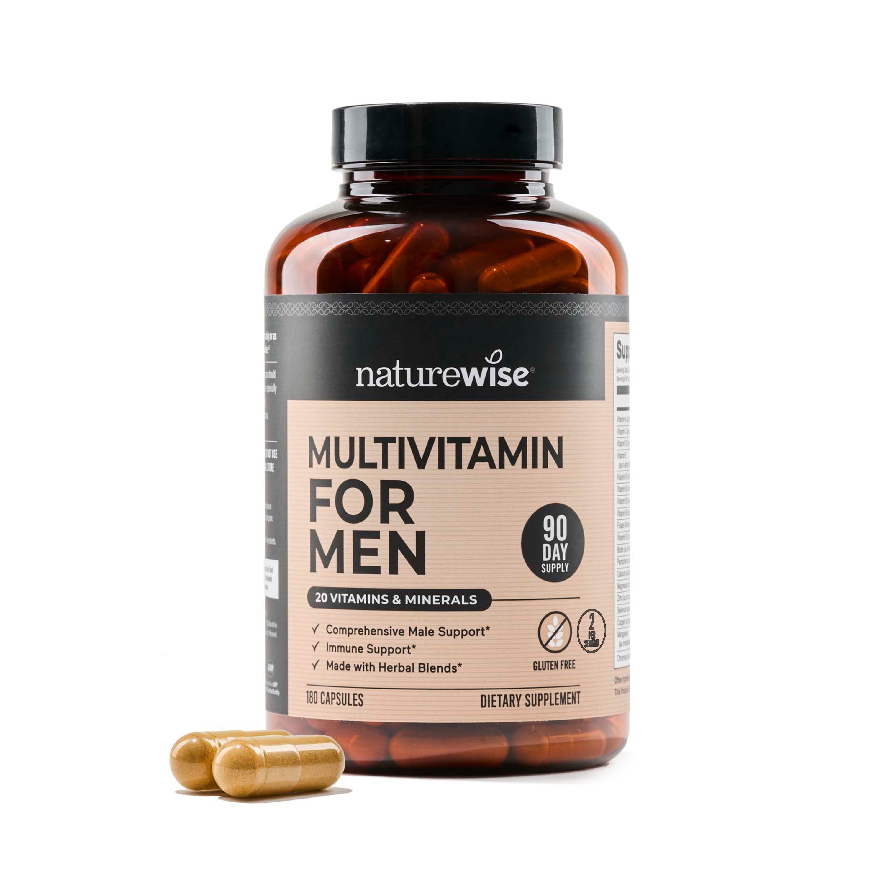 NatureWise Men's Multivitamin 180 capsules