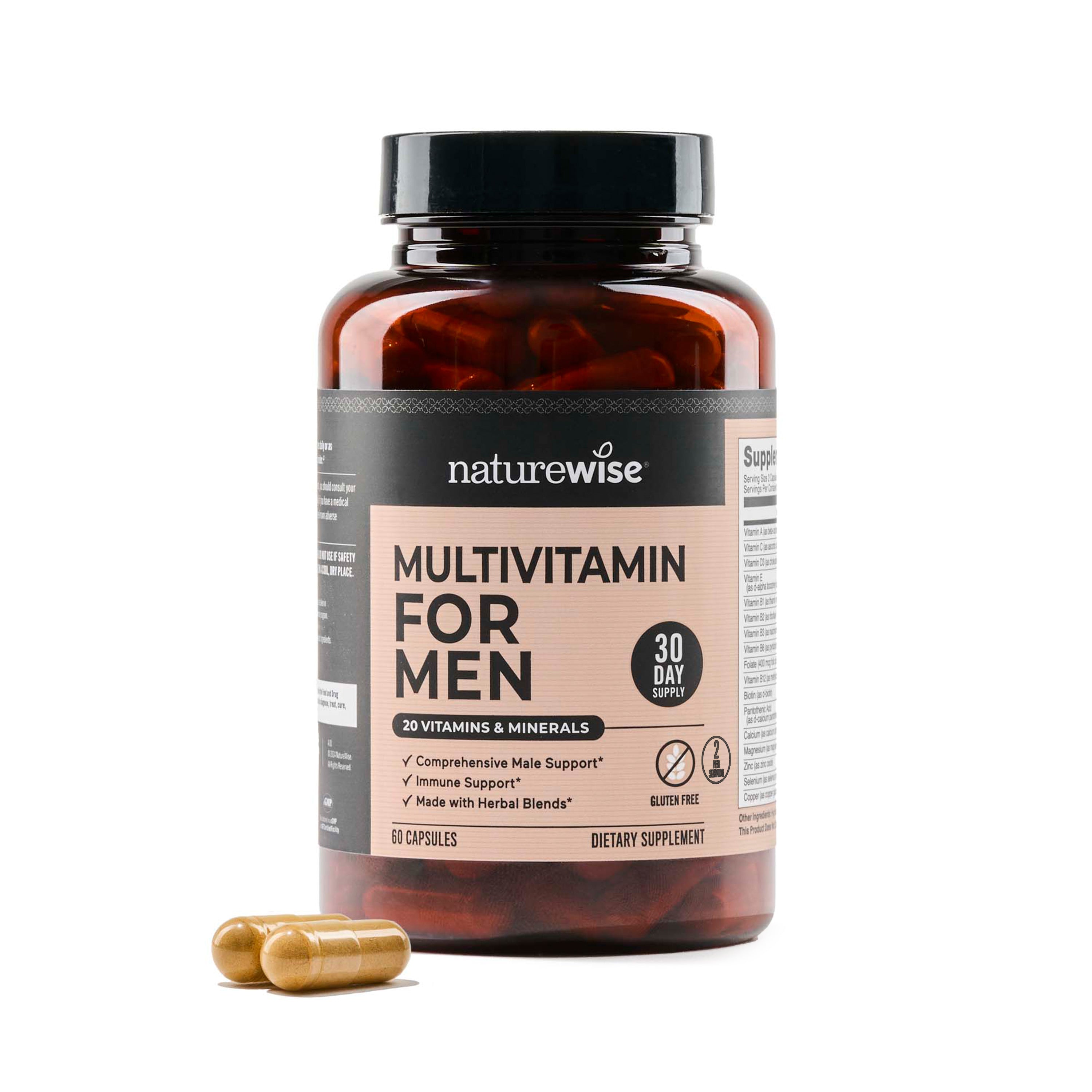 NatureWise Men's Multivitamin 60 capsules