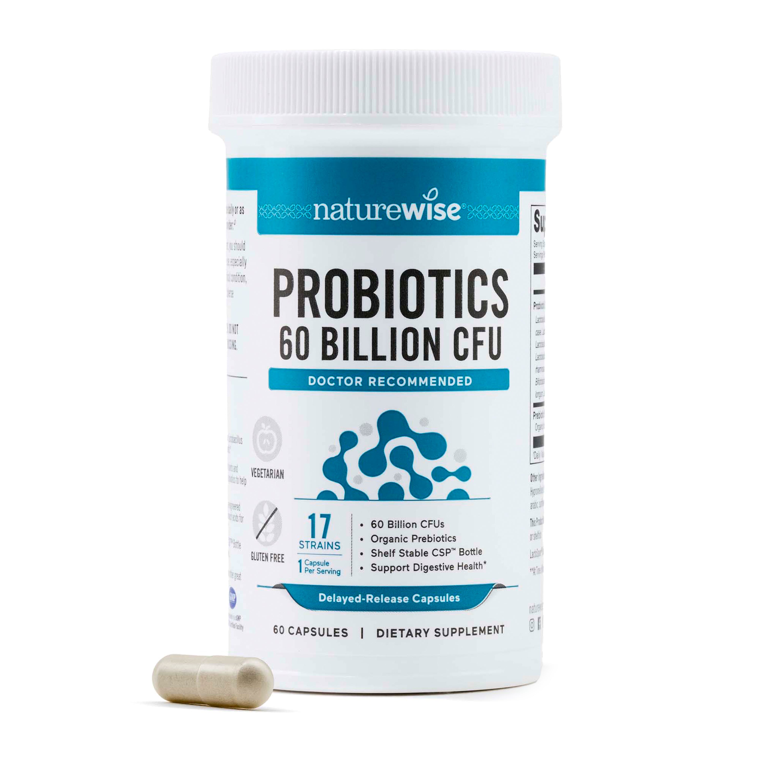 NatureWise 60 Billion CFU Probiotics 60 capsules