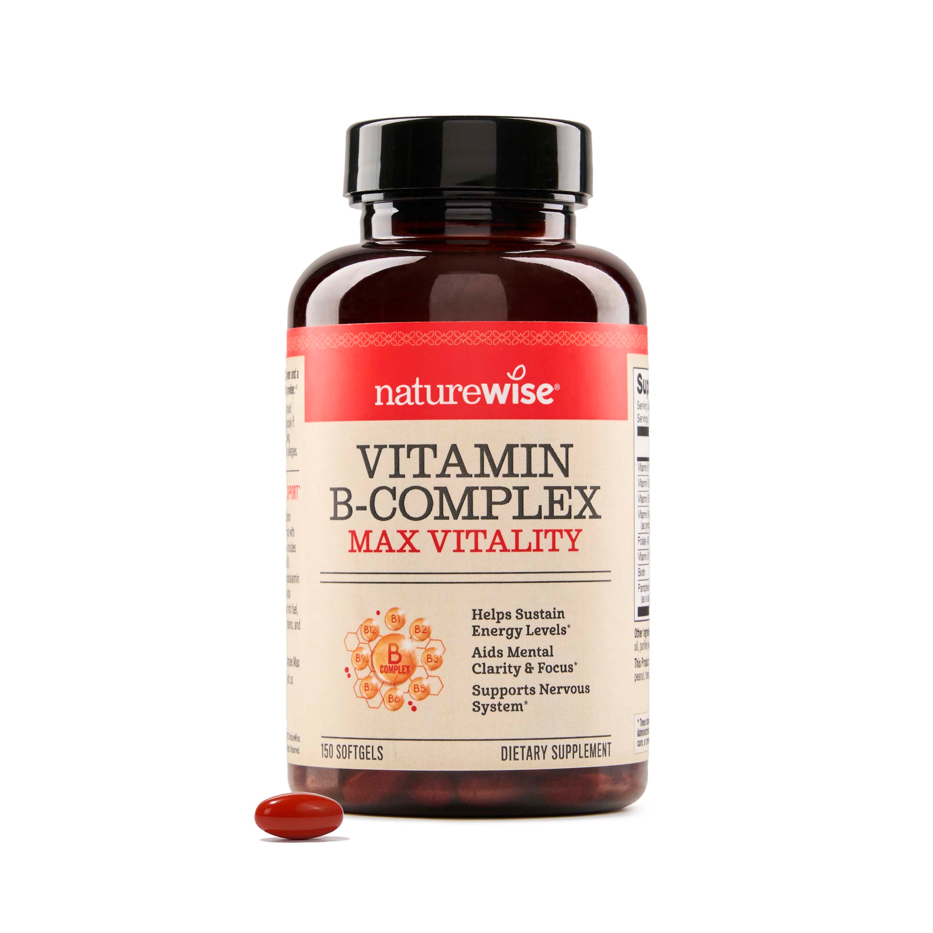 NatureWise Vitamin B Complex Softgels 150 softgels