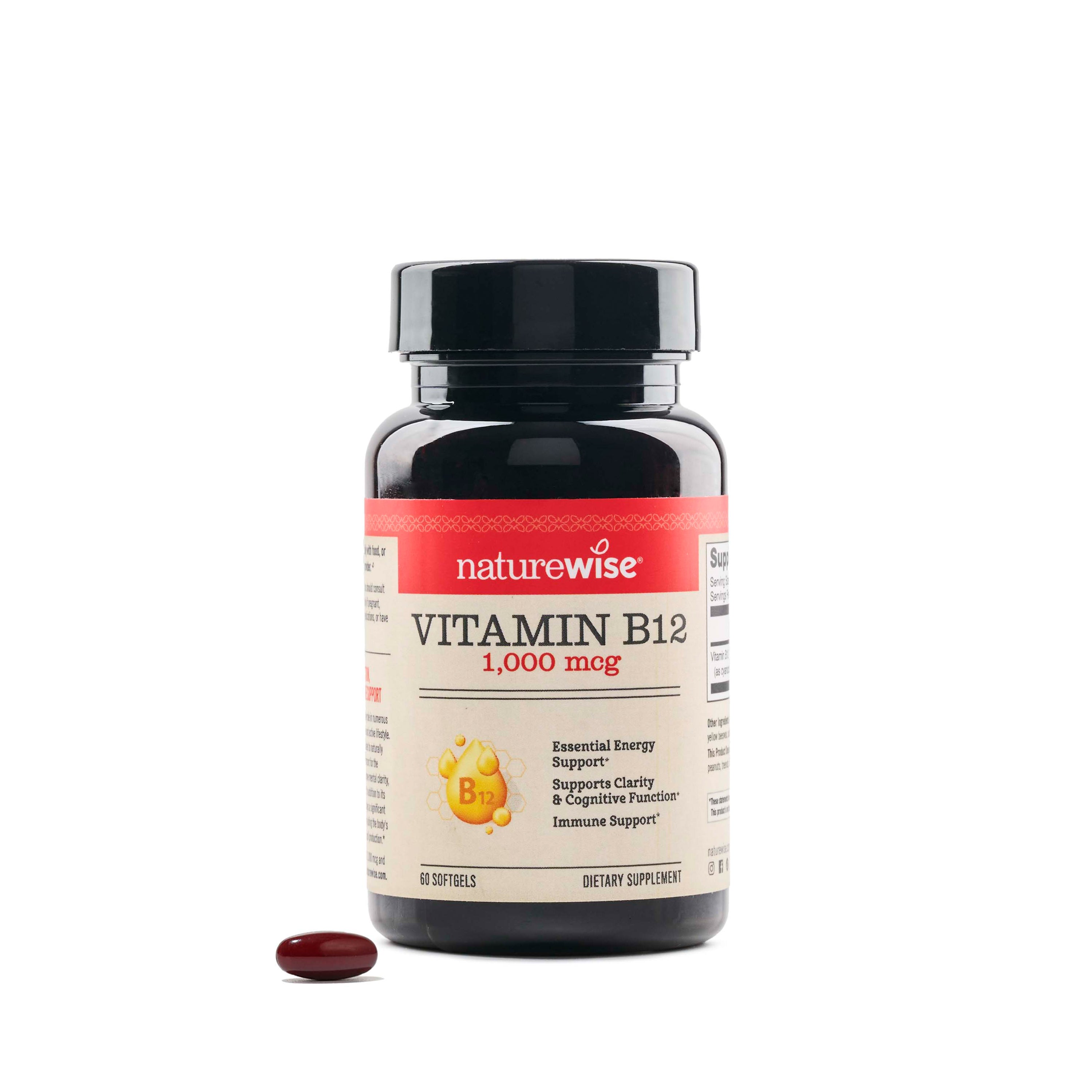 NatureWise Vitamin B12 1000 mg 60 softgels