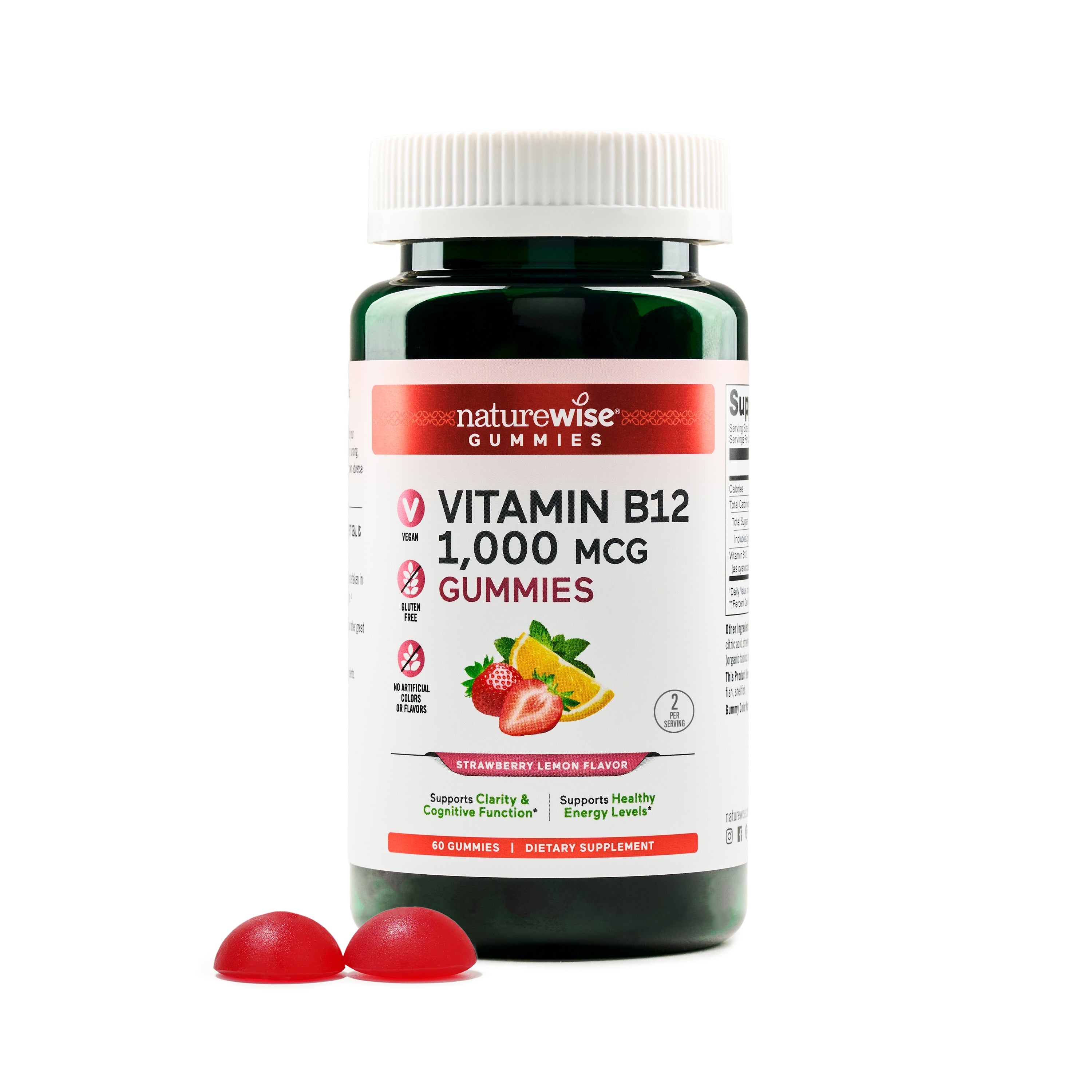 NatureWise Vitamin B12 Gummies 1000 mg 60 gummies