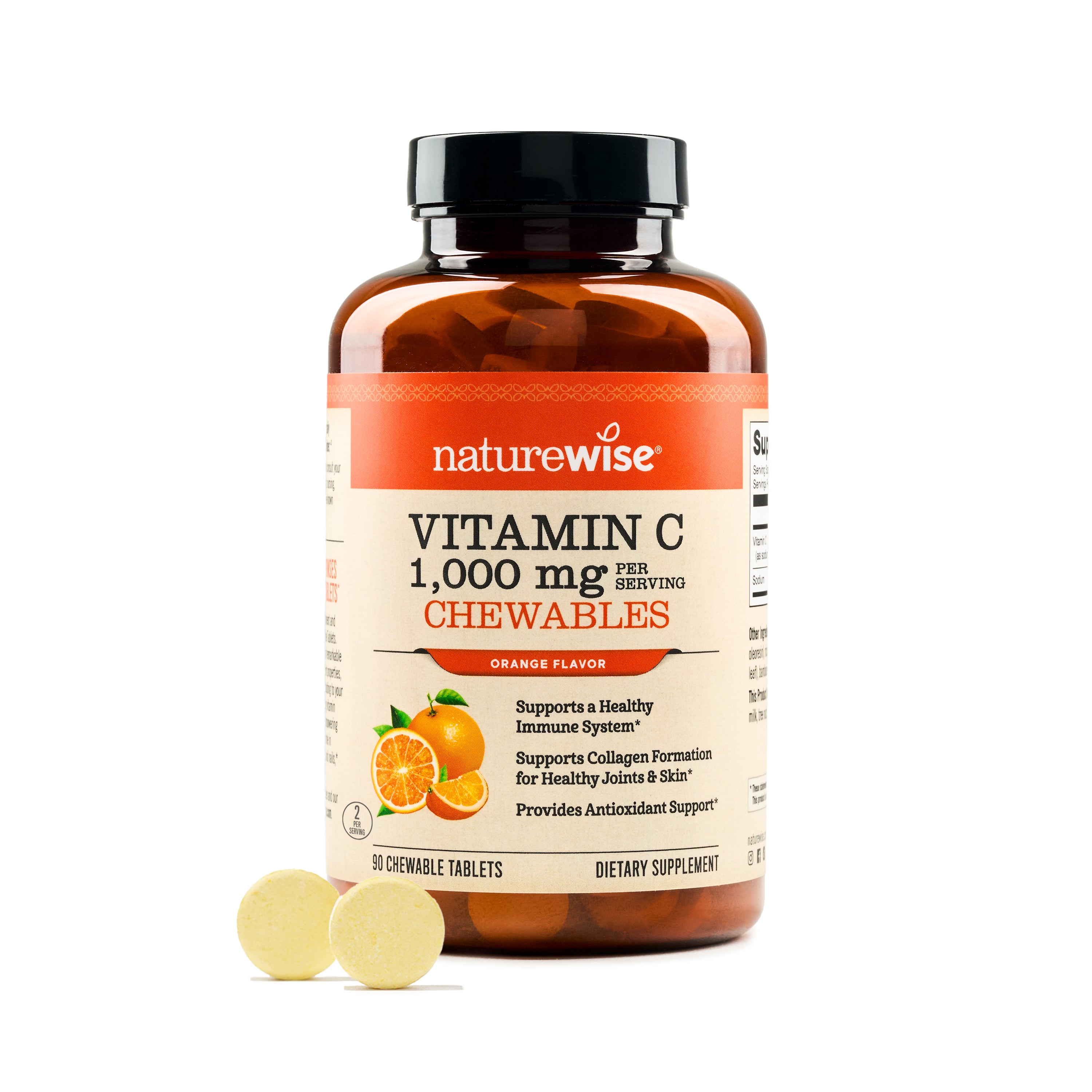 NatureWise Chewable Vitamin C 1000 mg 90 tablets