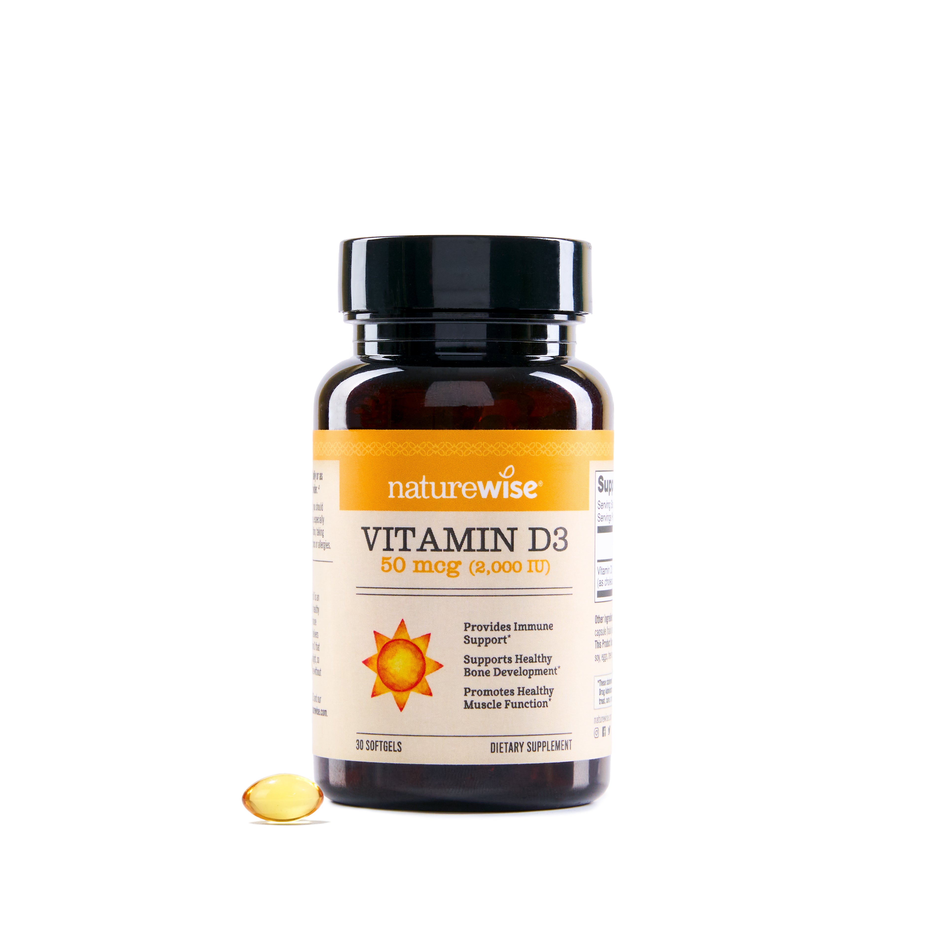 NatureWise Vitamin D3 2000 IU 30 softgels