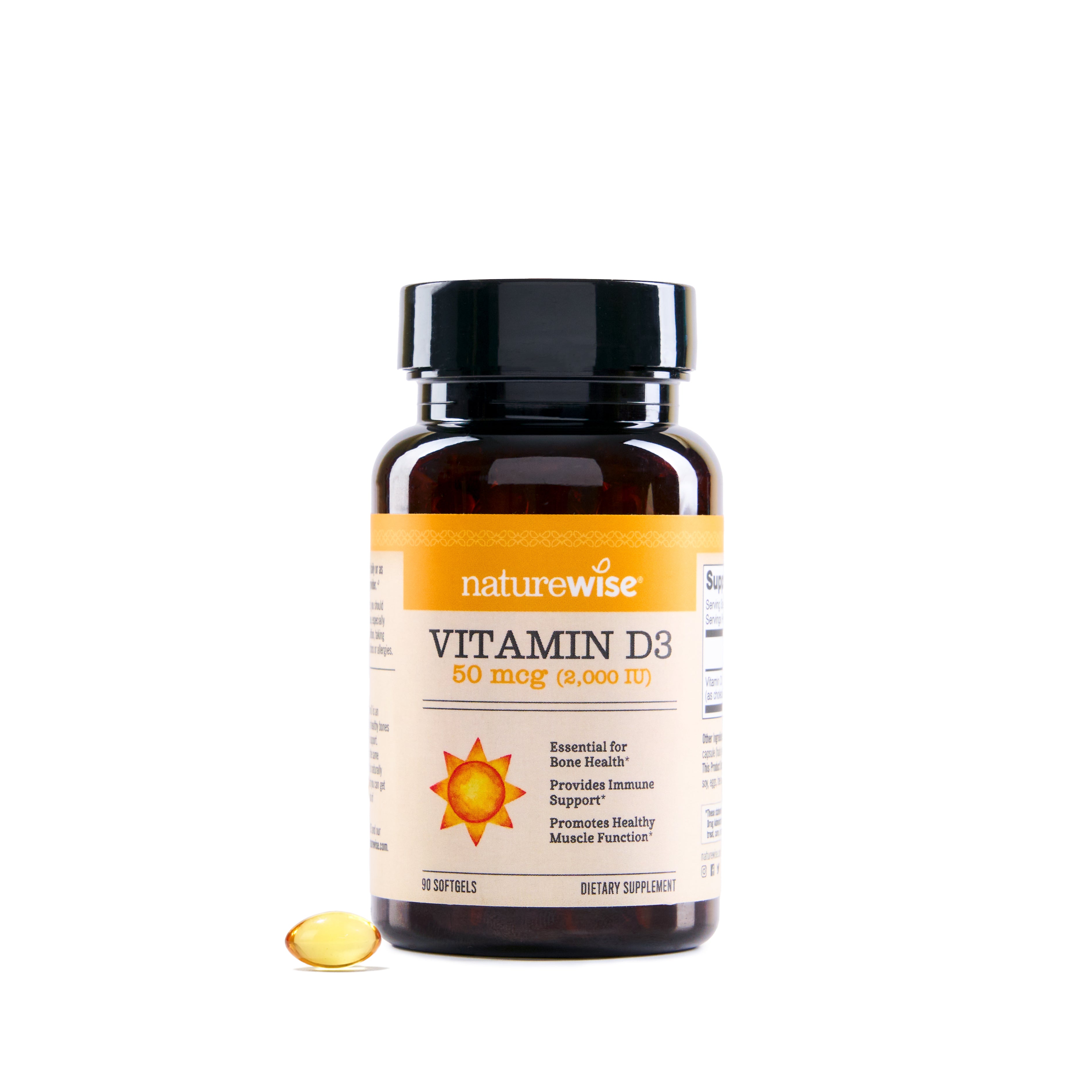 NatureWise Vitamin D3 2000 IU 90 softgels